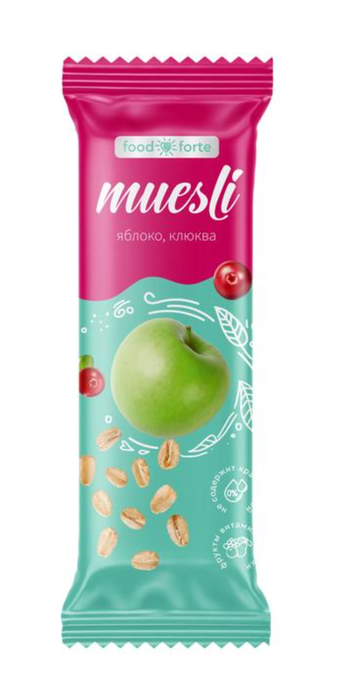 фото упаковки FoodForte Батончик мюсли
