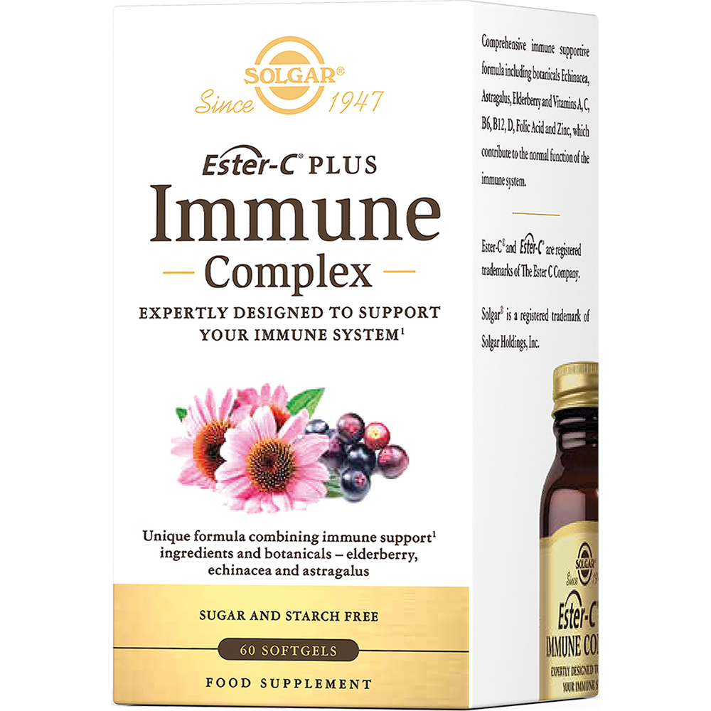 Solgar Ester-C Plus Иммуно комплекс, капсулы, 2 г, 60 шт.