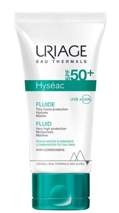 фото упаковки Uriage Hyseac Солнцезащитная эмульсия SPF50+