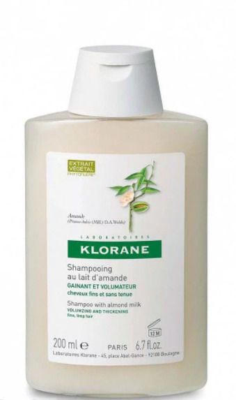фото упаковки Klorane Шампунь для объема волос с молочком миндаля
