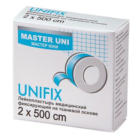 фото упаковки Master Uni Unifix Лейкопластырь тканевая основа