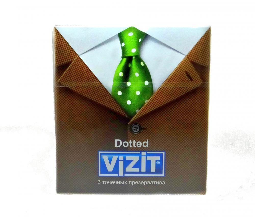 фото упаковки Презервативы Vizit Dotted
