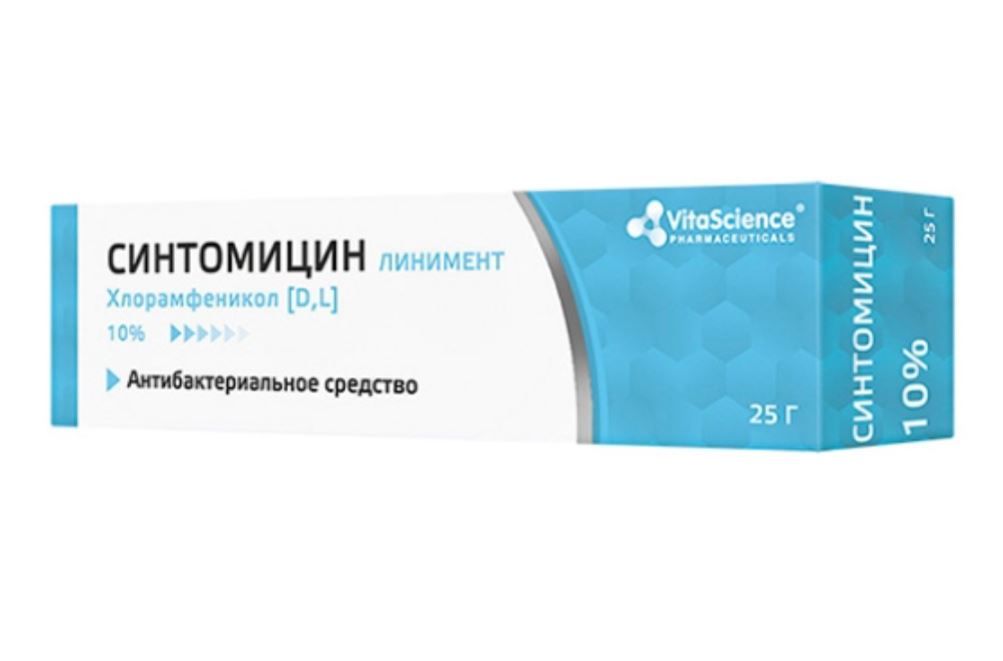 фото упаковки Vitascience Синтомицина линимент