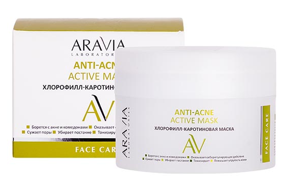фото упаковки Aravia Laboratories Anti-Acne Маска для лица