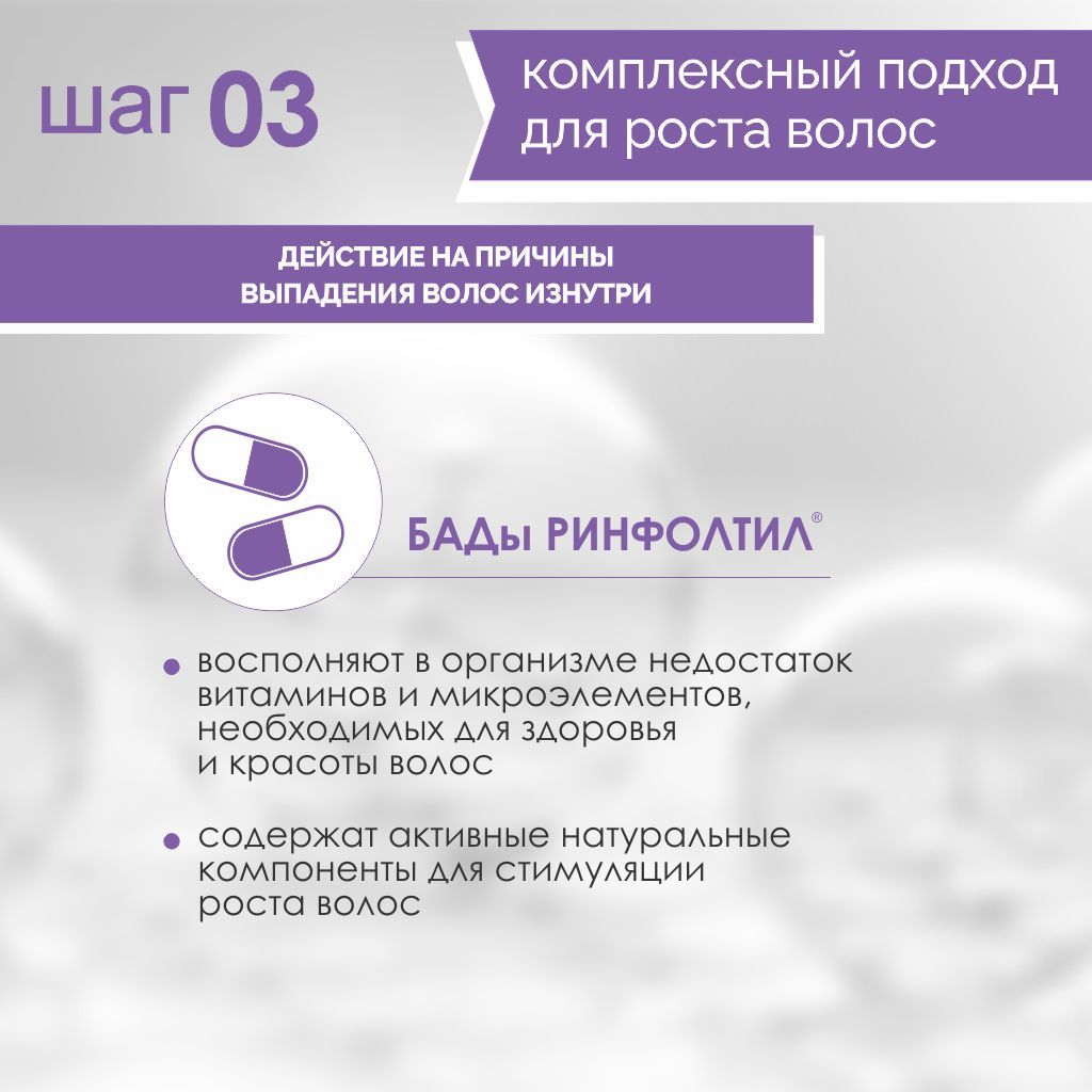 Ринфолтил PRO Шампунь против выпадения и для роста волос, шампунь, для нейтрализации желтизны окрашенных волос в оттенке блонд, 200 мл, 1 шт.