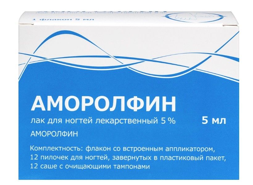 фото упаковки Аморолфин, 5%, раствор для наружного применения, лак для ногтей лекарственный, 5 мл, 1 шт. фото упаковки Аморолфин
