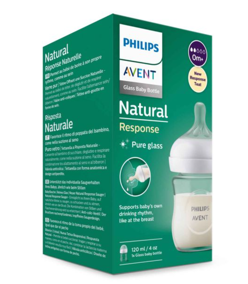 фото упаковки Philips Avent Anti-colic Бутылочка из стекла Natural Response