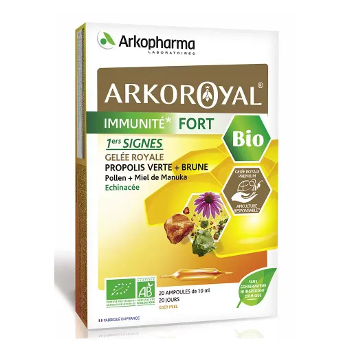 Arkoroyal Immunite Fort Bio Раствор, раствор для приема внутрь, 10 мл, 20 шт.