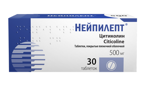 Нейпилепт, 500 мг, таблетки, покрытые пленочной оболочкой, 30 шт.