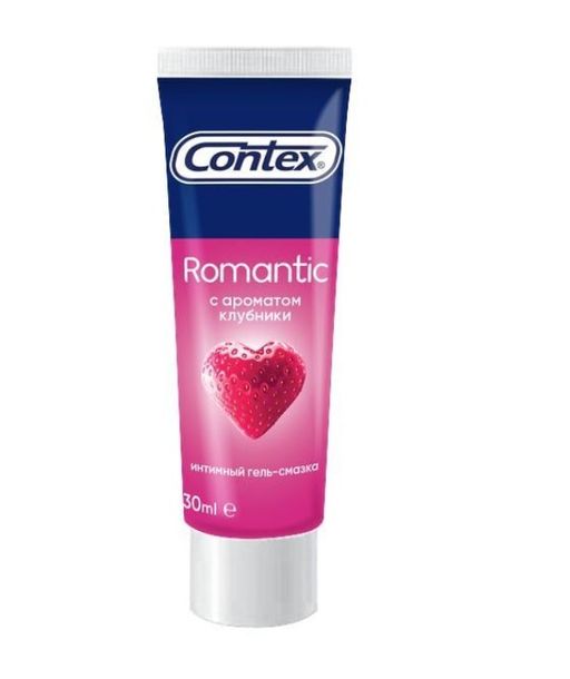 Гель-смазка Contex Romantic, гель, ароматизированный, ароматизирующий, 30 мл, 1 шт.