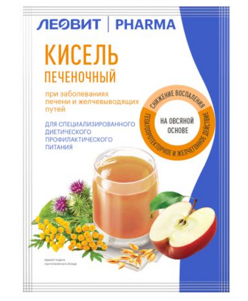 Леовит Pharma Кисель печеночный, кисель, 20 г, 1 шт.