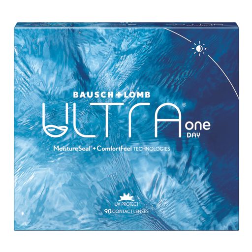 Ultra One Day Мягкие контактные линзы, -2.25, 8.6, 90 шт.