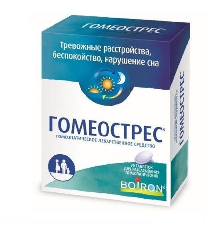 Гомеострес, таблетки для рассасывания гомеопатические, 90 шт.
