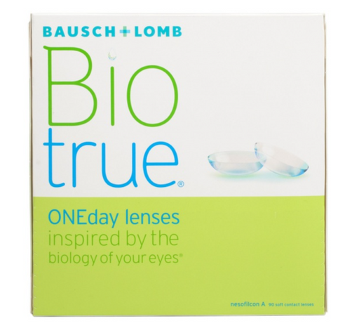 Bausch&Lomb Biotrue ONEday Контактные линзы однодневные, BC=8.6 d=14.2, D(-0.75), 90 шт.