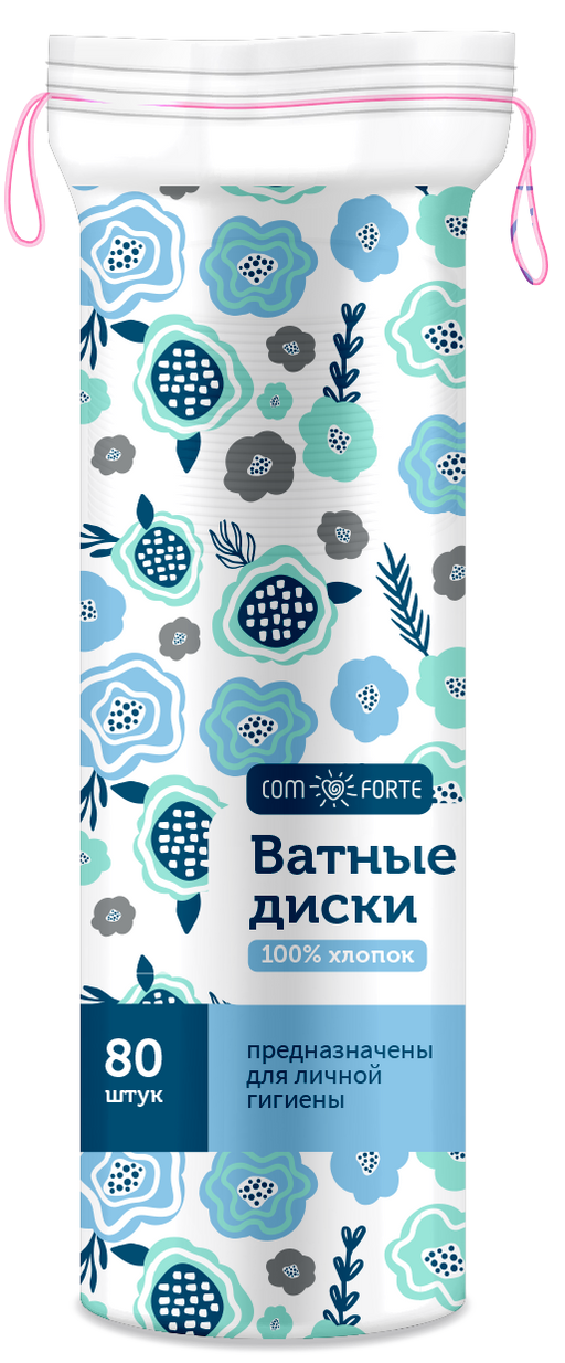 ComForte Ватные диски, 80 шт.