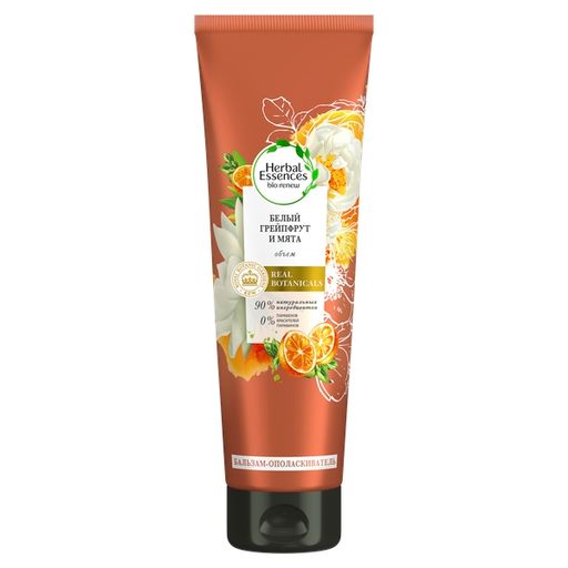 Herbal Essences Бальзам-ополаскиватель для волос, бальзам-ополаскиватель, Белый грейпфрут и мята, 275 мл, 1 шт.